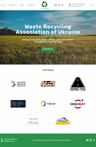 Association of Garbage Recycling of Ukraine 400